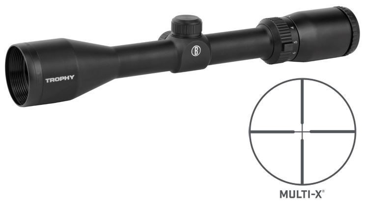 Bushnell Trophy 3-9x40mm Riflescope 1in Tube Multi-X Reticle 753960-img-0