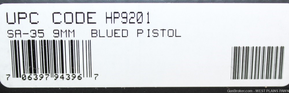 NIB SPRINGFIELD ARMORY SA-35 (HI POWER CLONE) 9MM, 4.7" BRL, 15 RND HP9201-img-4