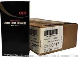 CCI #450 Magnum Small Rifle Primers- 10,000-img-0