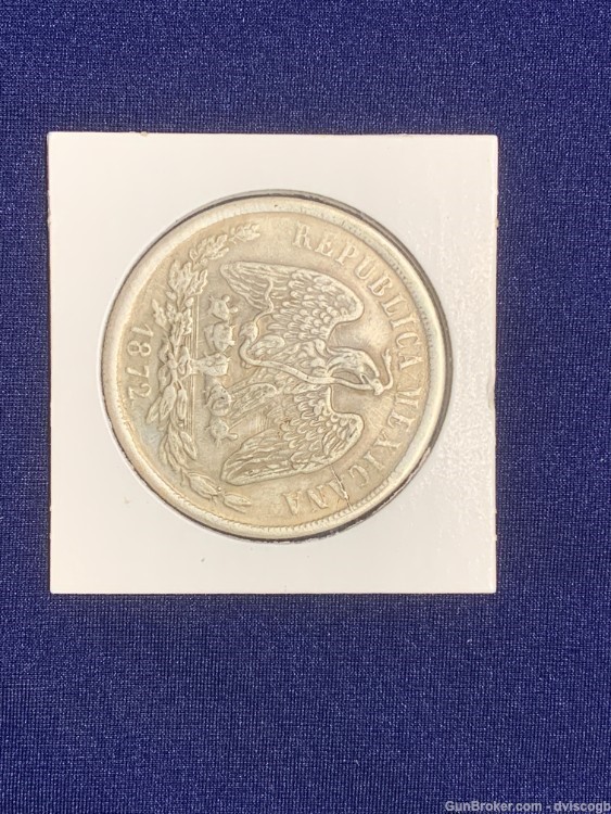 1872 1 Peso (Visible Motto) -img-0