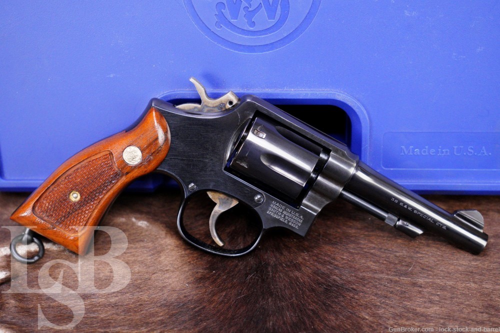 Hong Kong Customs & Excise Smith & Wesson Model 10-7 .38 C&E Revolver NO CA-img-0