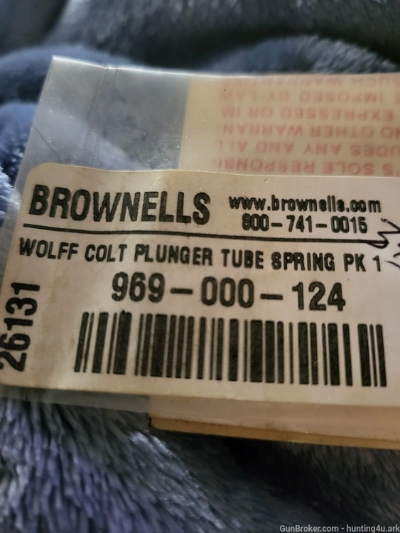 Brownells Wolff Colt Plunger Tube Spring -img-0