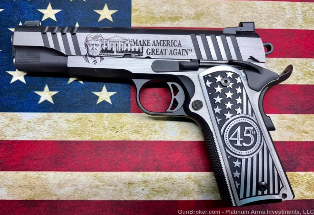 Auto Ordnance 1911A1 Make America Great Again Donald Trump Special Edition-img-0