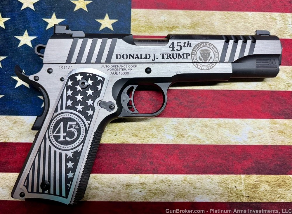Auto Ordnance 1911A1 Make America Great Again Donald Trump Special Edition-img-1