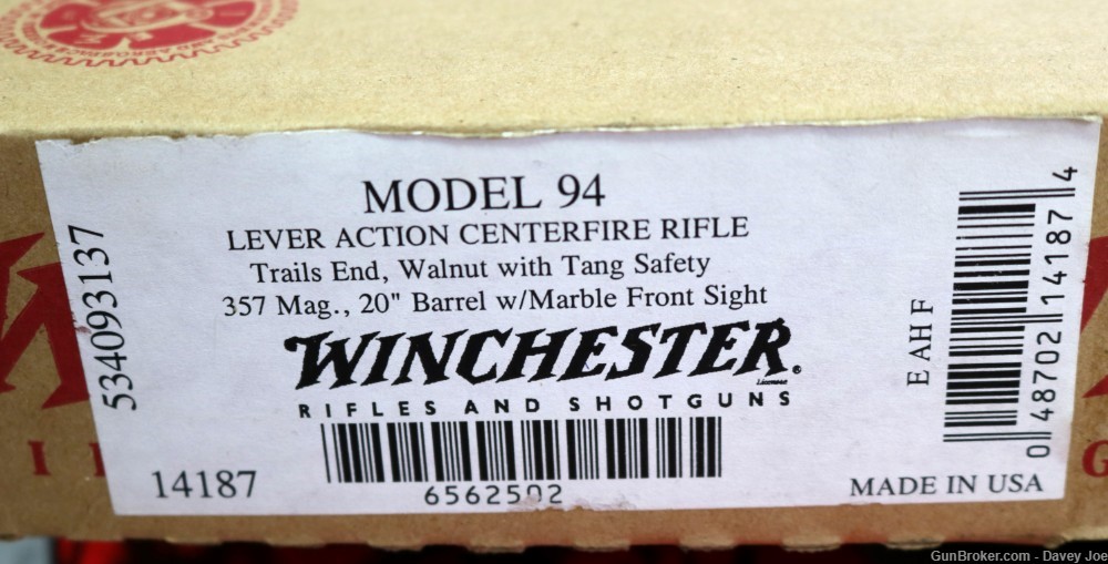 Desirable American Winchester Model 94 AE Trails End 357 mag SRC-img-38
