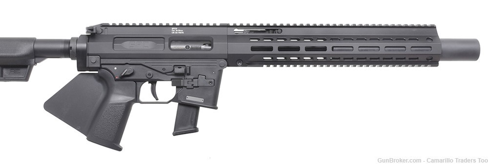B&T SPC9 Rifle - Glock Mag - CA Compliant 9mm Luger PCC - Faux Suppressor-img-2