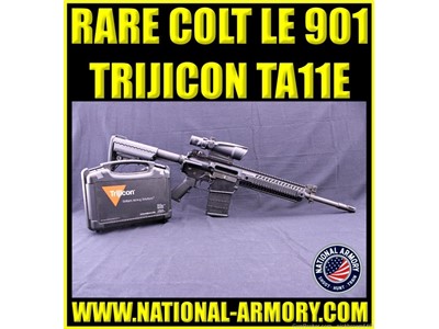 RARE COLT LE901 7.62x51 NATO AMBI CONTROLS & TRIJICON ACOG TA11E W/BOX