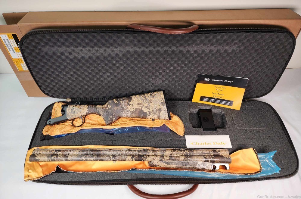 Charles Daly Triple Magnum True Timber Prairie Camo 12 GA 28 in BBL New-img-0
