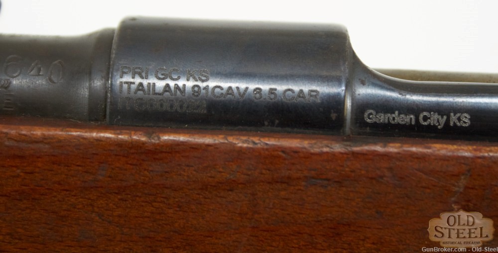 Italian Carcano M91 Cavalry Carbine 6.5 Carcano WW2 WWII C&R-img-19