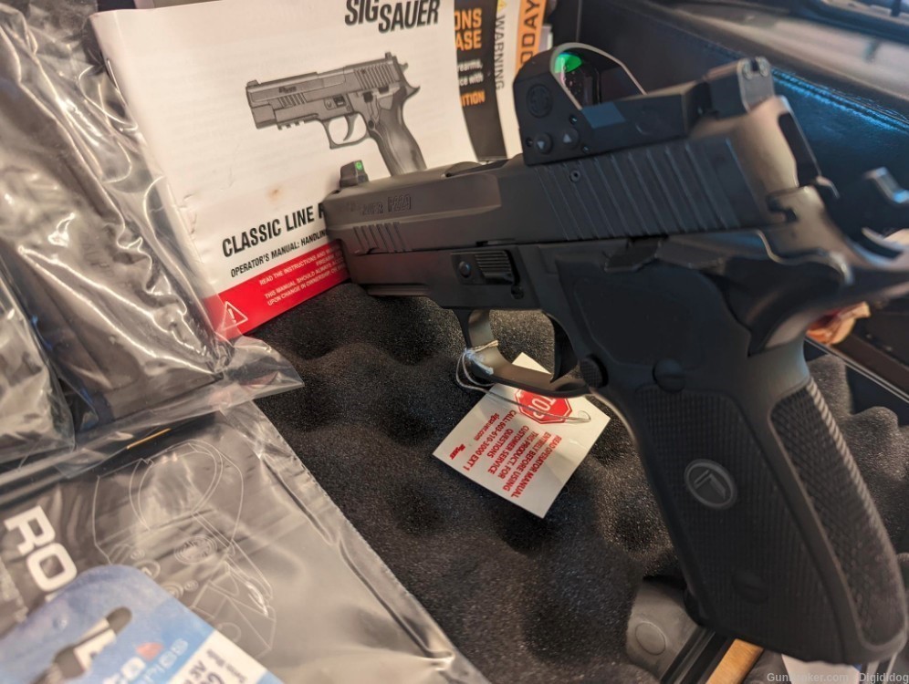 Sig Sauer P229 Legion 9mm SAO RXP w/ Romeo1 Pro Red Dot 229 Single Action-img-5