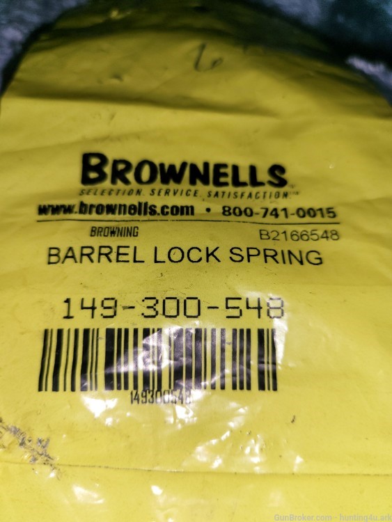 Brownells Browning Barrel Lock Spring -img-0