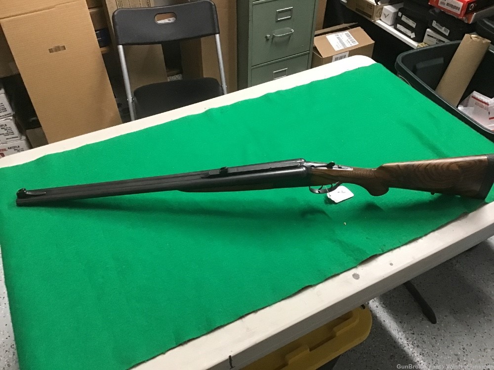RICK STICKLEY 470 NITRO EXPRESS DOUBLE RIFLE WITH BROWNING BSS BARREL -img-4