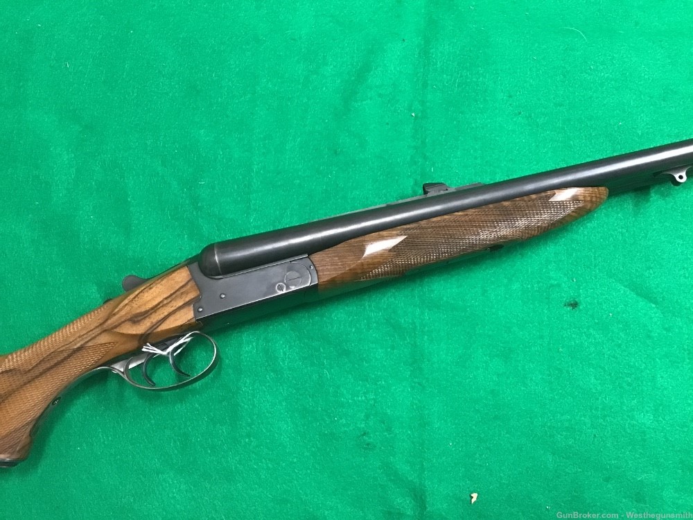 RICK STICKLEY 470 NITRO EXPRESS DOUBLE RIFLE WITH BROWNING BSS BARREL -img-1