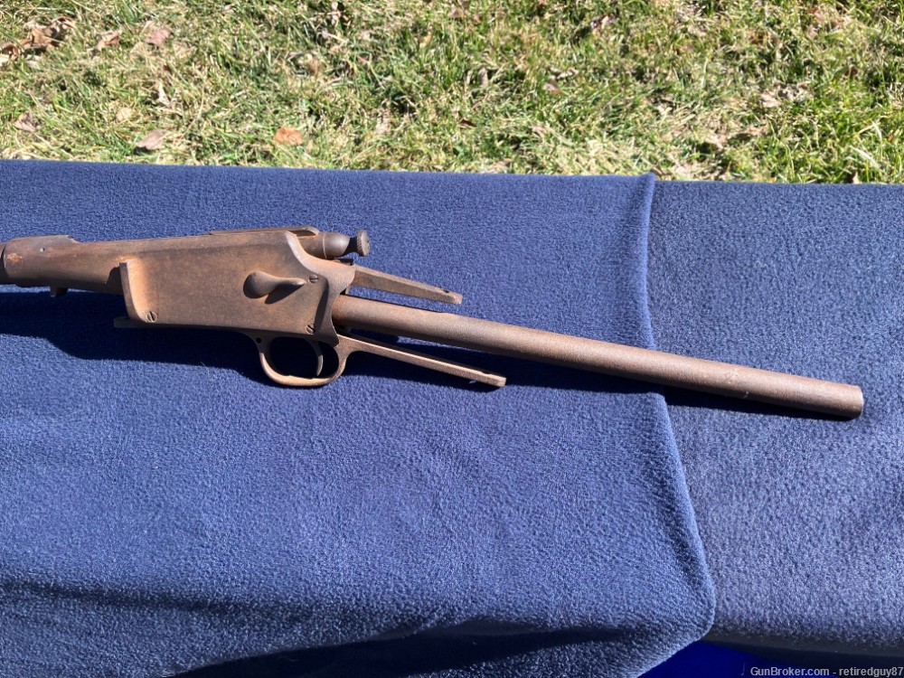 Winchester Hotchkiss 1883 45-70 nice barrel parts guns -img-1