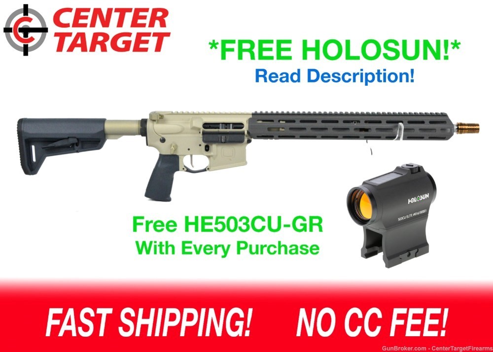 Q LLC Sugar Weasel 5.56 NATO 16" Rifle - FREE HOLOSUN with Purchase!-img-0