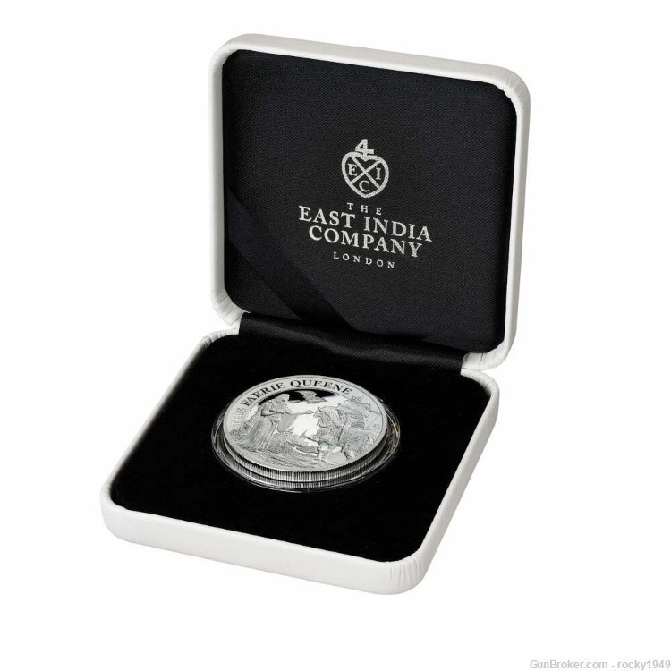 2022 = St. Helena- 1oz Proof silver -  Faerie Queen coin-img-2