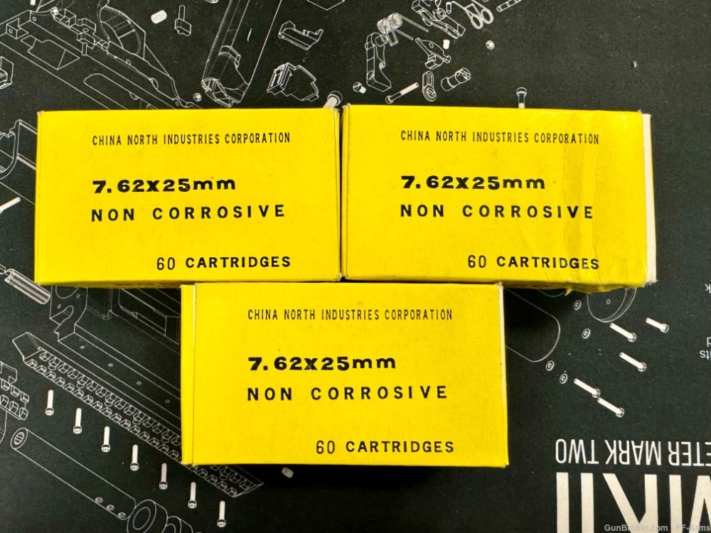 Norinco 7.62x25mm 60 Cartridge pack-img-0