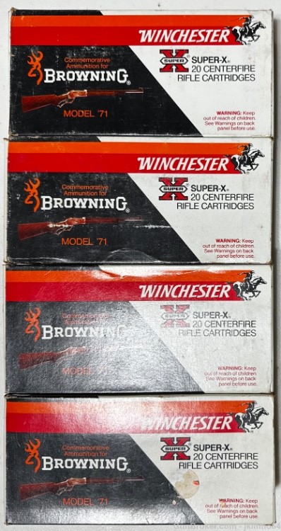 70 rounds of Winchester 348 Win 200 grain Silvertip brass cased ammo-img-1