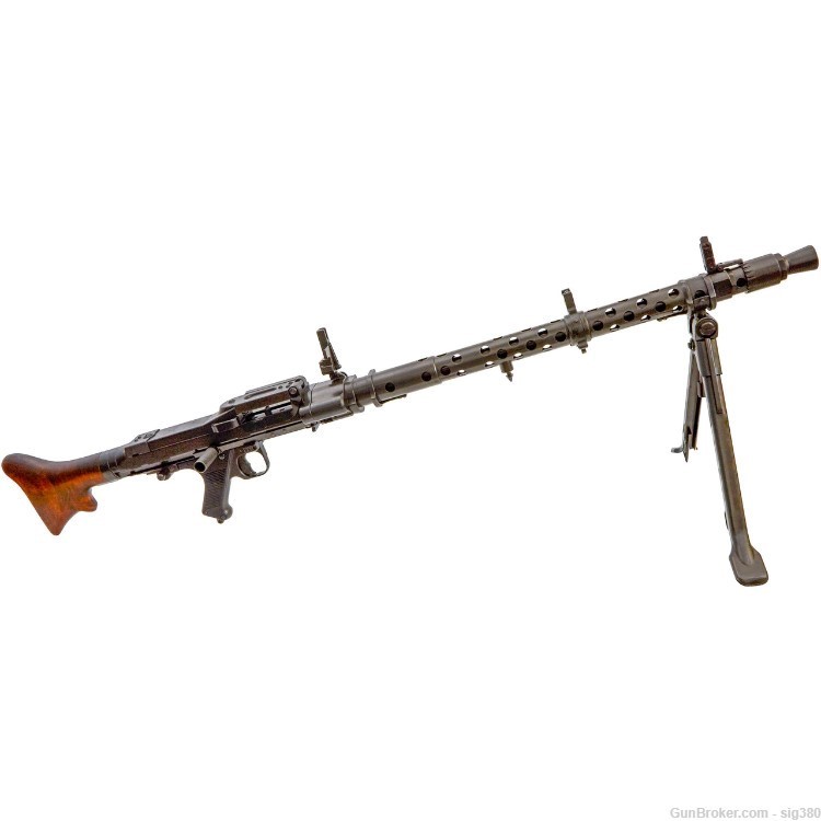 WWII MG34 (Maschinengewehr 34) MACHINEGUN Non-Firing Replica -img-0