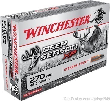 Winchester Deer Season Extreme Point .270 130gr X270DS 20rd Box -img-0