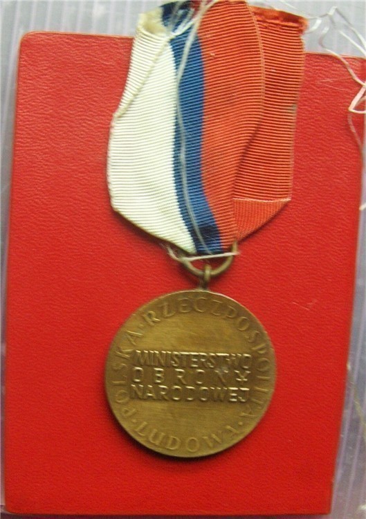 Poland 2 medals MERIT in NATIONAL DEFENSE awarded to one person-img-1