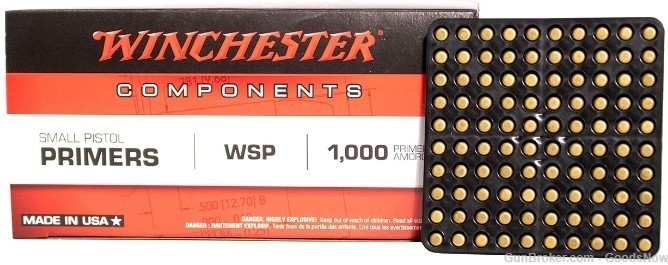 Winchester Small Pistol Primers WSP 1k Pistol Small WSP Primers Winchester-img-0