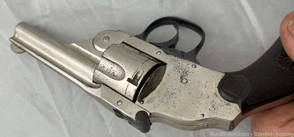 H&R Harrington & Richardson Safety Hammerless top-break revolver 38 S&W C&R-img-12