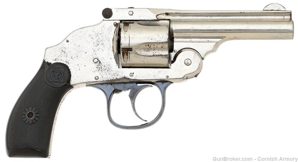 H&R Harrington & Richardson Safety Hammerless top-break revolver 38 S&W C&R-img-14
