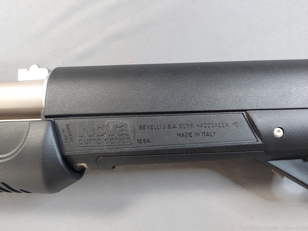Benelli Nova Tactical Pump Action Shotgun 3.5" 12ga 18.5" 4+1Rd Nickel-img-2