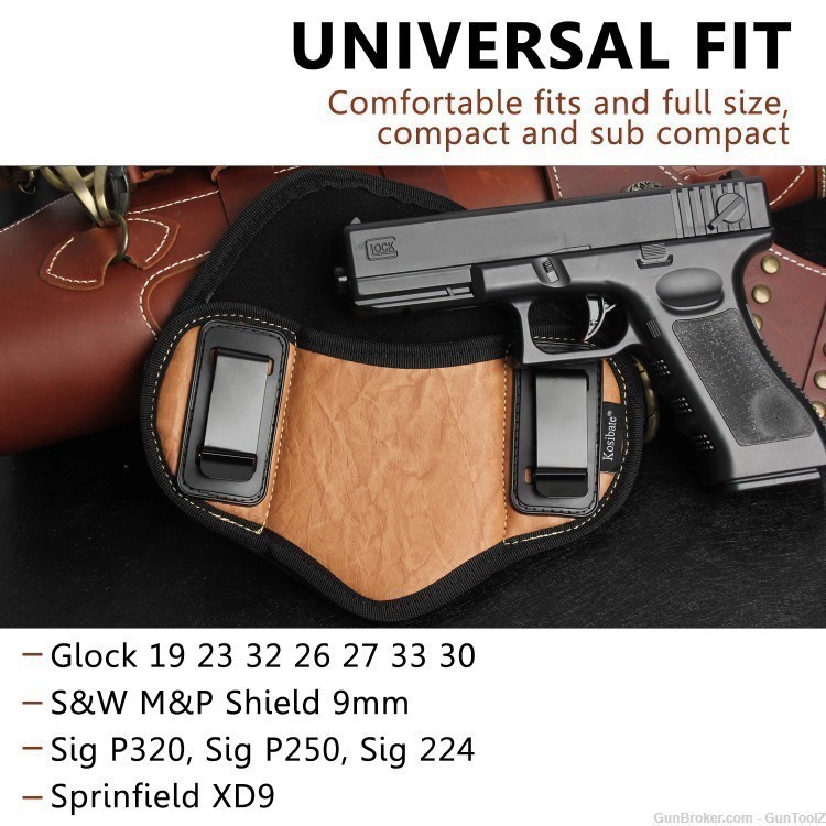GTZ leather Concealed Carry IWB Holster. BEST ON GB AND LOW $$$-img-5