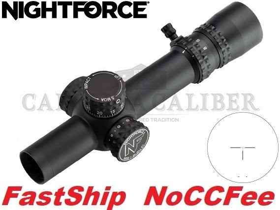 NIGHTFORCE NX8 1-8X24 30MM F1 ZEROSTOP PTL FC-MIL C598 NIGHTFORCE-NX8-img-0