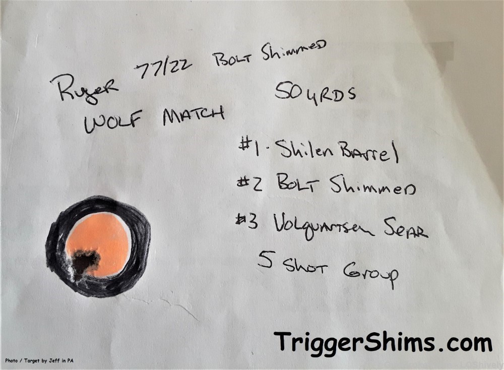 Ruger 77/22 Bolt Shim 4 Pak - .22 Rifle Bolt Shims Kit-img-3
