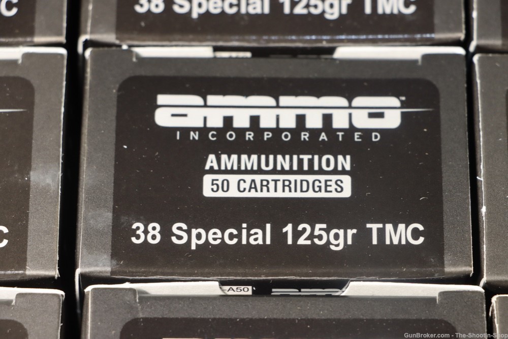 Ammo INC 38SPL Pistol Ammunition 1000RD CASE LOT 125GR FMJ TMC 38 SPL NEW -img-4