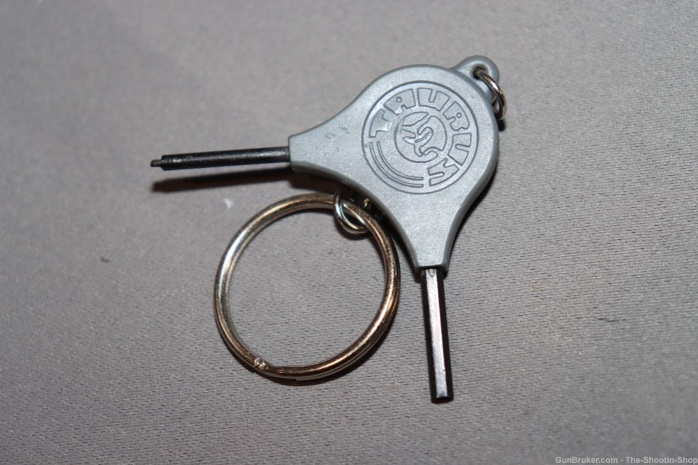 Taurus Security Tool Keychain Factory Gun Lock Dual Grey Pistol Revolver SA-img-2