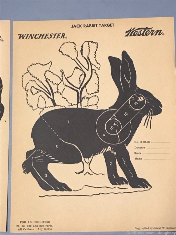 Vintage Winchester Western targets Crows Jack Rabbit Woodchucks-img-2