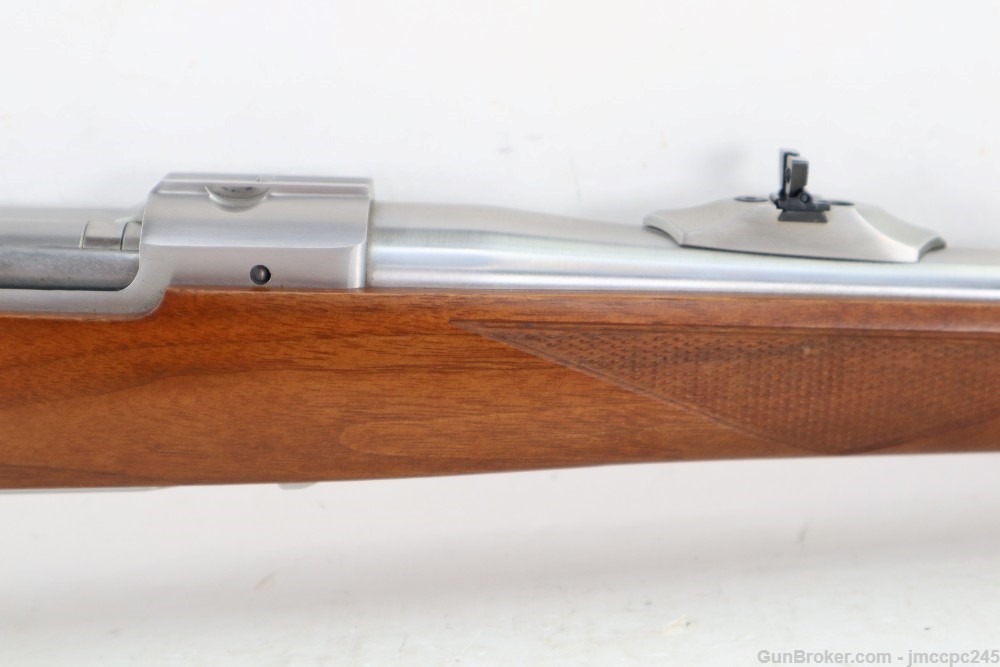 Rare Very Nice RSI Stainless Ruger M77 Hawkeye 7x57 Bolt Action Rifle 18" -img-13