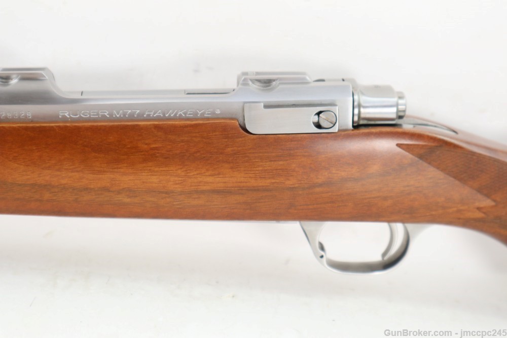 Rare Very Nice RSI Stainless Ruger M77 Hawkeye 7x57 Bolt Action Rifle 18" -img-3
