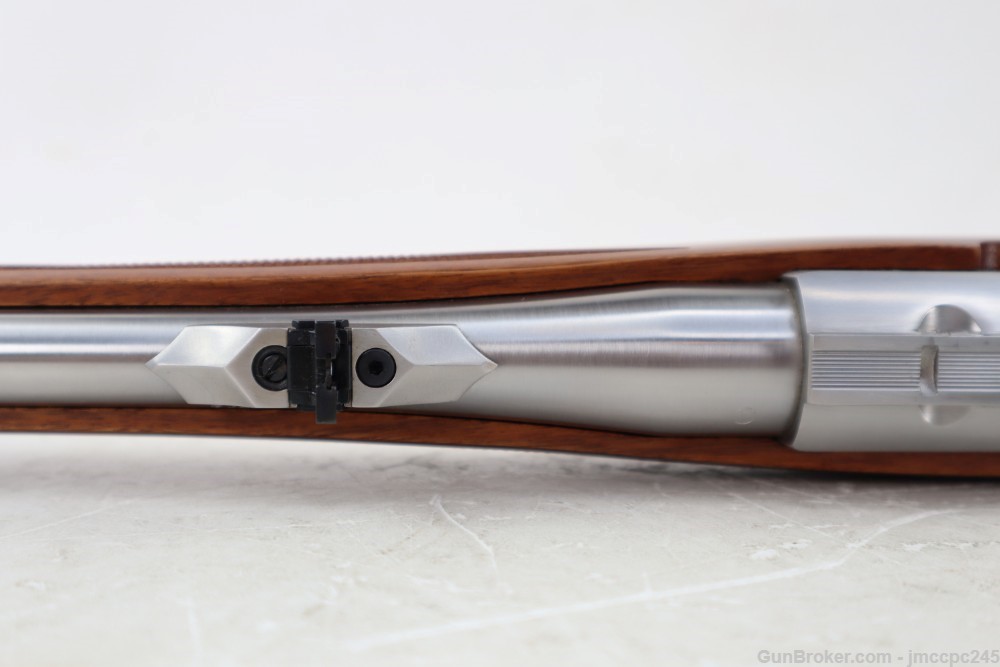 Rare Very Nice RSI Stainless Ruger M77 Hawkeye 7x57 Bolt Action Rifle 18" -img-30