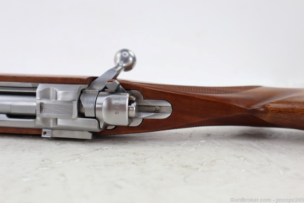 Rare Very Nice RSI Stainless Ruger M77 Hawkeye 7x57 Bolt Action Rifle 18" -img-32