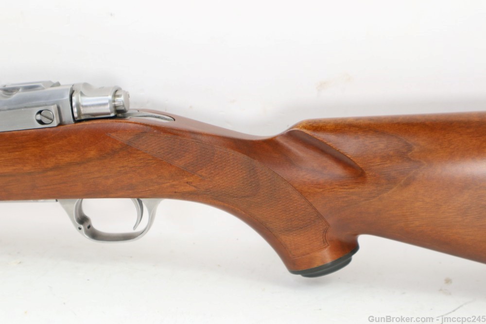 Rare Very Nice RSI Stainless Ruger M77 Hawkeye 7x57 Bolt Action Rifle 18" -img-2
