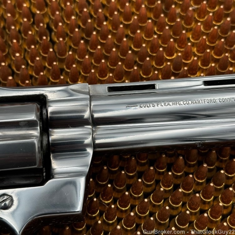 Gorgeous Old Model Colt Python 6" Barrel Royal Blue Layaway Available 99%-img-3