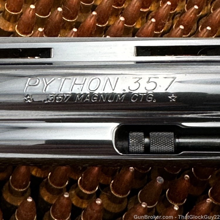 Gorgeous Old Model Colt Python 6" Barrel Royal Blue Layaway Available 99%-img-41
