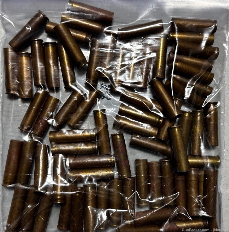 69 pieces of 351 WSL SL 351 Winchester Self-Loading fired brass cases -img-1