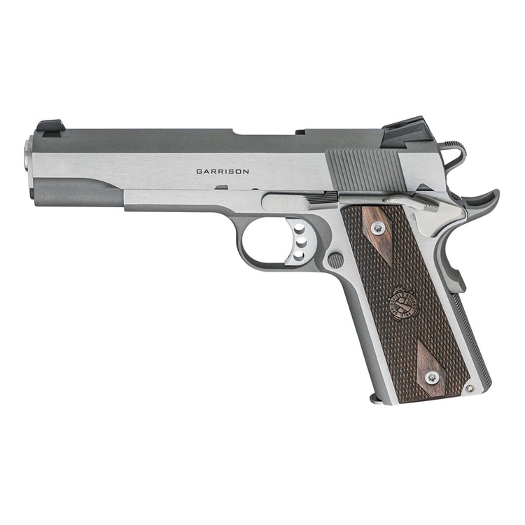 SPRINGFIELD ARMORY 1911 Garrison 45 ACP 5in 7+1rd Stainless Steel Pistol-img-0