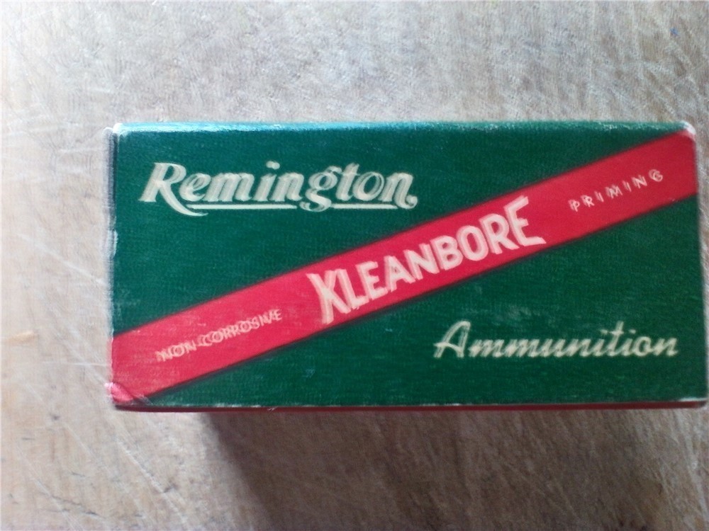 Vintage Remington Kleanbore 25 Stevens rim fire cartridges-full box-img-3