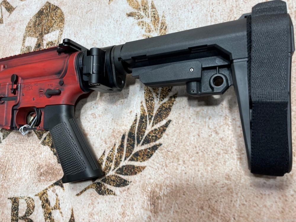 Black Rain Ordnance AR Pistol Folding With Brace  AR 5.56 tactical pistol-img-8