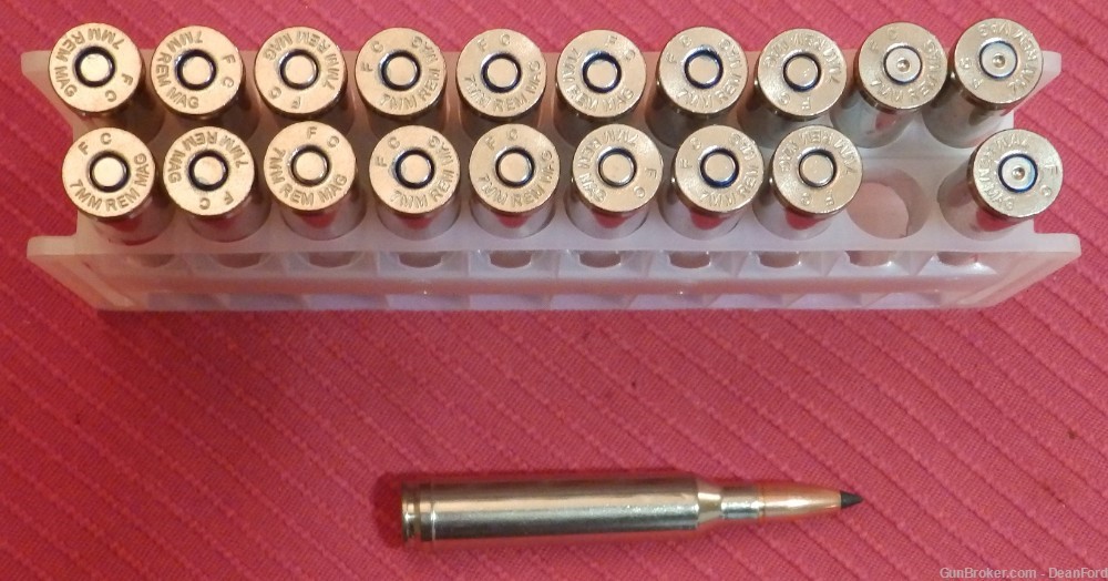 Federal Premium 7mm Rem. mag Trophy Copper ammo 140 gr. 17 rds & 3 empties-img-3