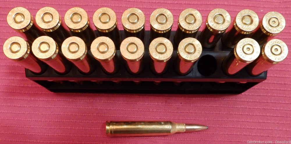 Remington Core-Lokt 7mm Rem. mag, 175 gr. PSP ammo - 17 rds. & 3 emptIes-img-4