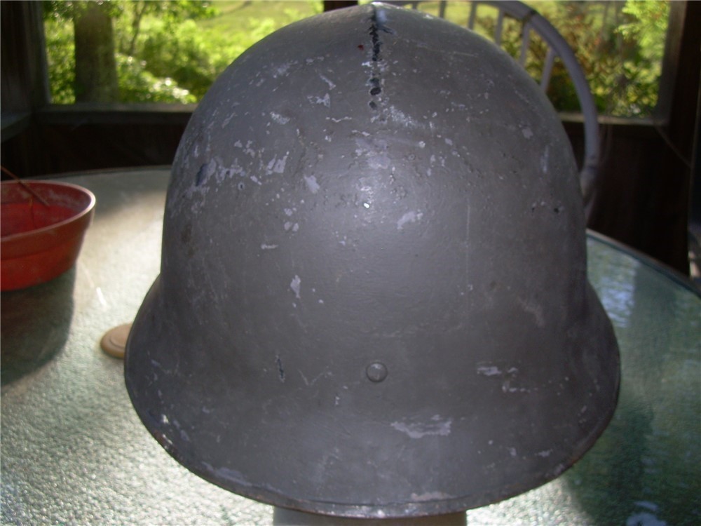 WW II Swedish M21 (18) Military Helmet, rare large size-img-11