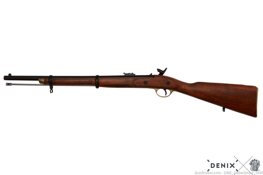Civil War Replica Enfield 1860 Musketoon Carbine Non Firing Denix-img-1
